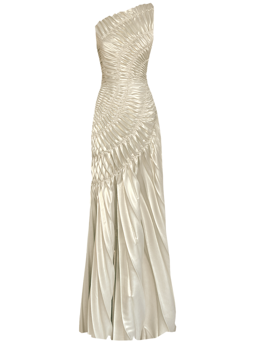 Impression Dress Floor Length Metallic