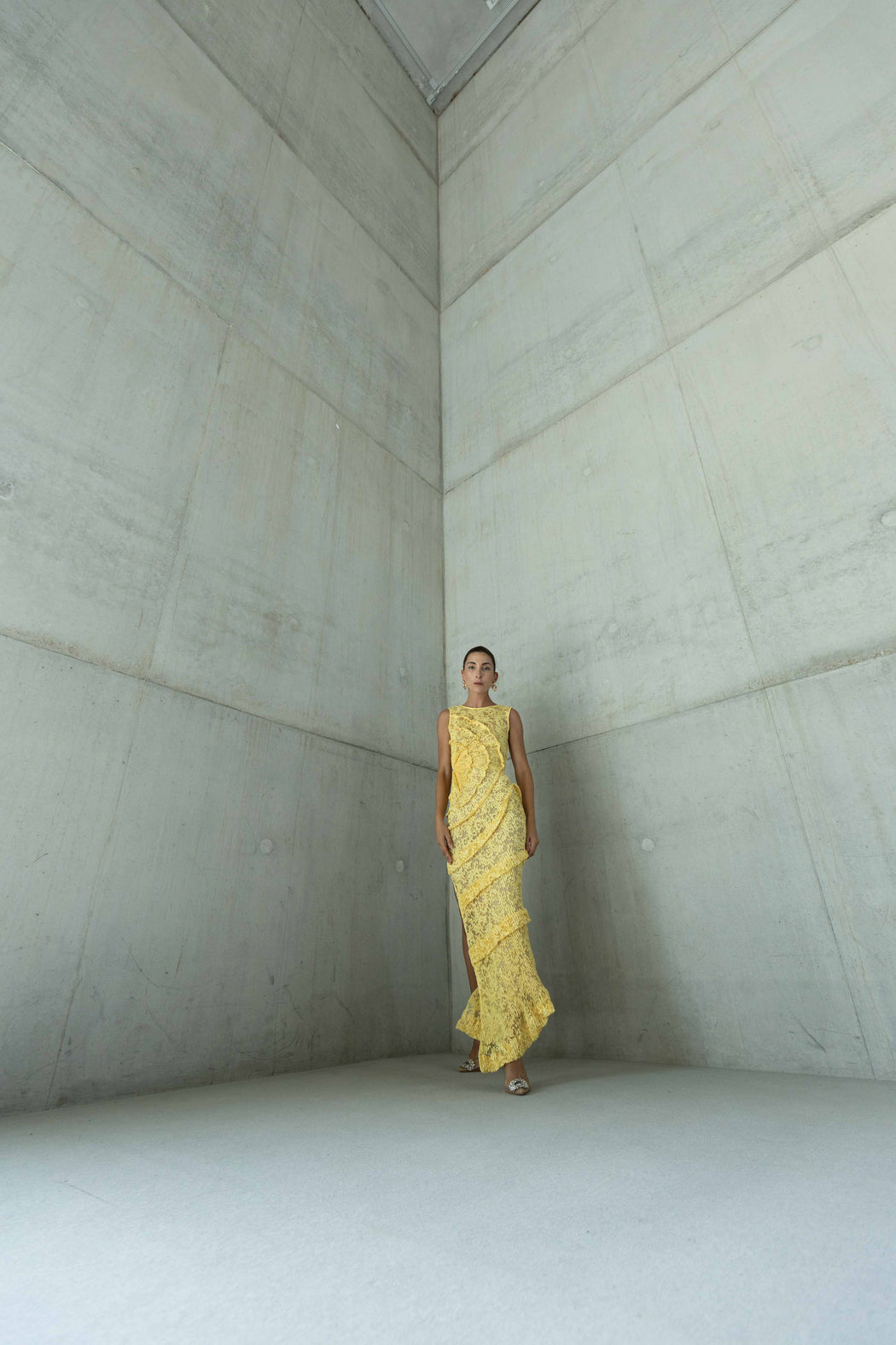 Spiral Dress Floor Length