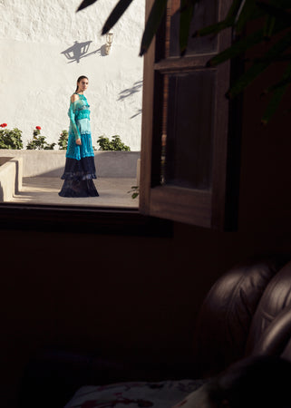 SS20 Quartz Maxi Dress featured in 5Eleven" Magazine