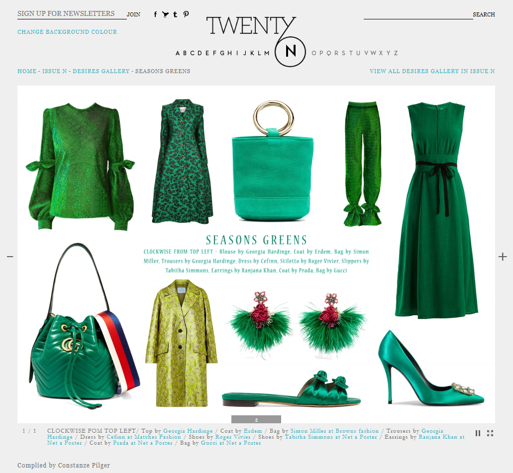 SS18 Heather Trouser & Zinnia Blouse featured by Twenty6 Magazine