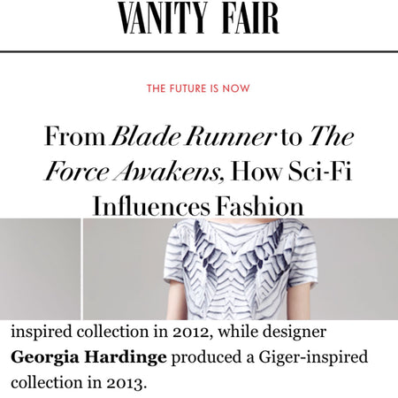 Georgia Hardinge Giger Inspiration Featured by Vanity Fair