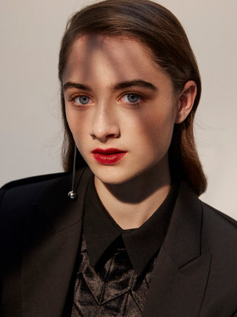 Raffey Cassidy wears AW17 Voltage Shirt for Interview Magazine