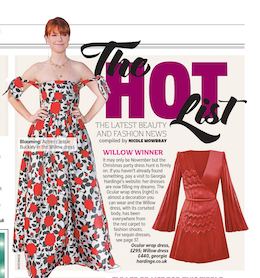 The Metro features AW18 Dresses in their Hot List