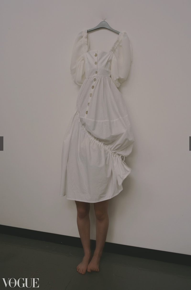 Vogue Italia features SS19 Elena Dress by Sophie Trunova