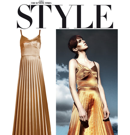 Sunday Times Style features Georgia Hardinge Mercury Dress