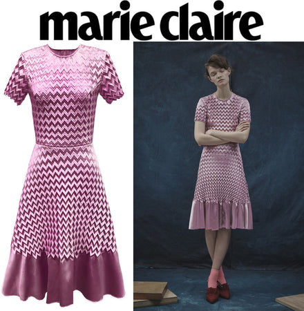 AW17 Electrum Dress on Marie Claire