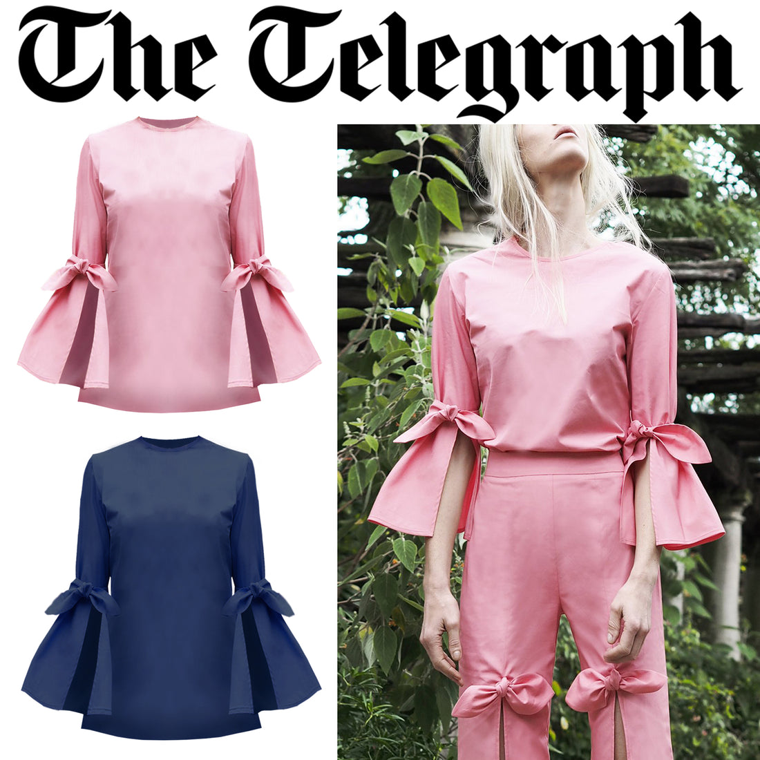 SS18 Palm Blouse featured by Telegraph.co.uk