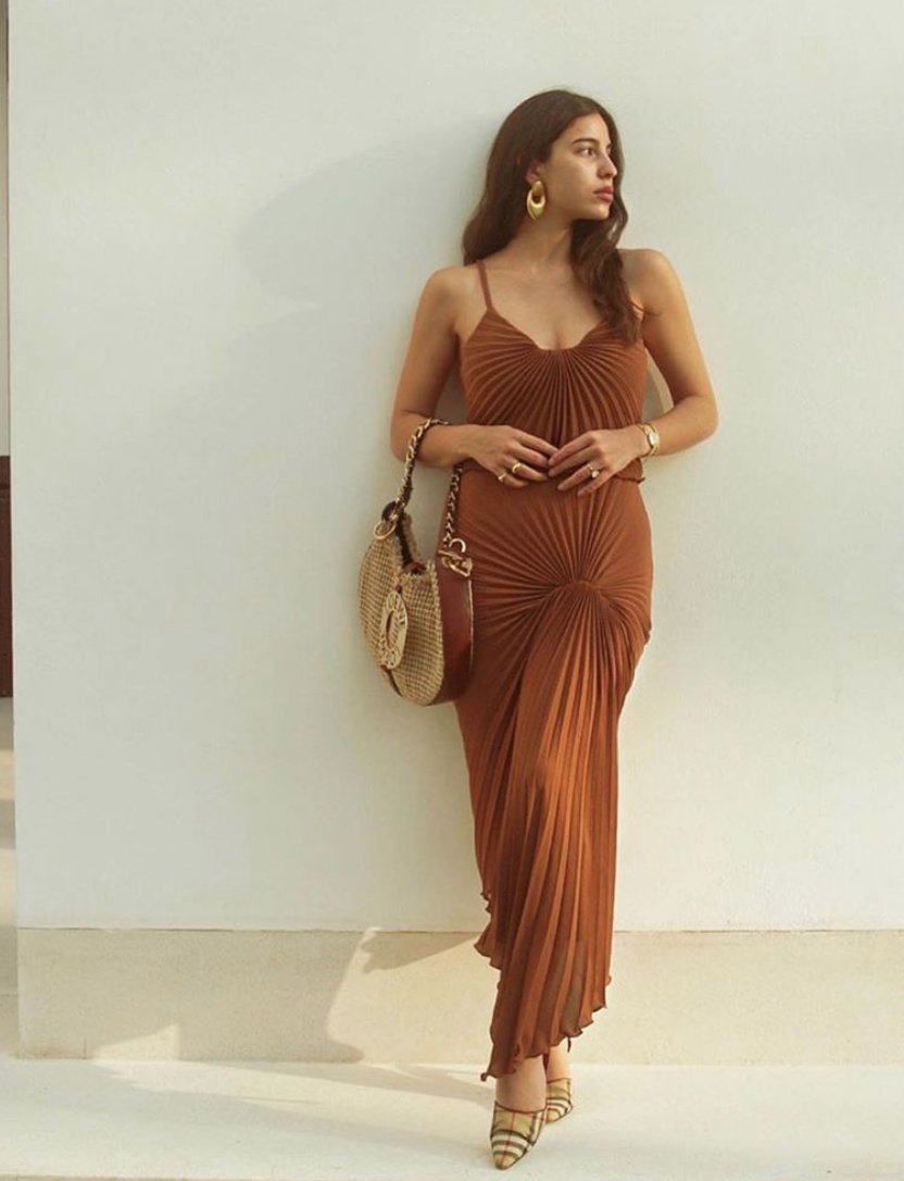 dazed dress in gold georgia hardinge Eliya The Label Jorja Blazer Dress - Passion main image 1