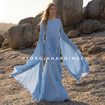 Waterfall Dress Floor Length