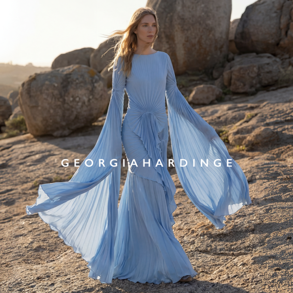 Waterfall Dress Floor Length