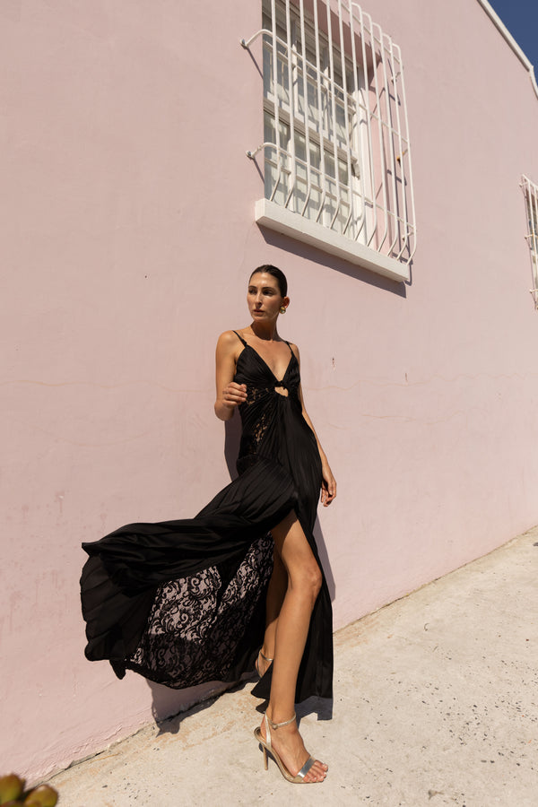 Trace Dress Floor Length