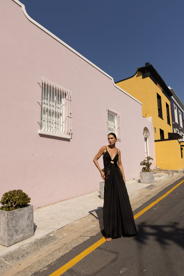 Trace Dress Floor Length