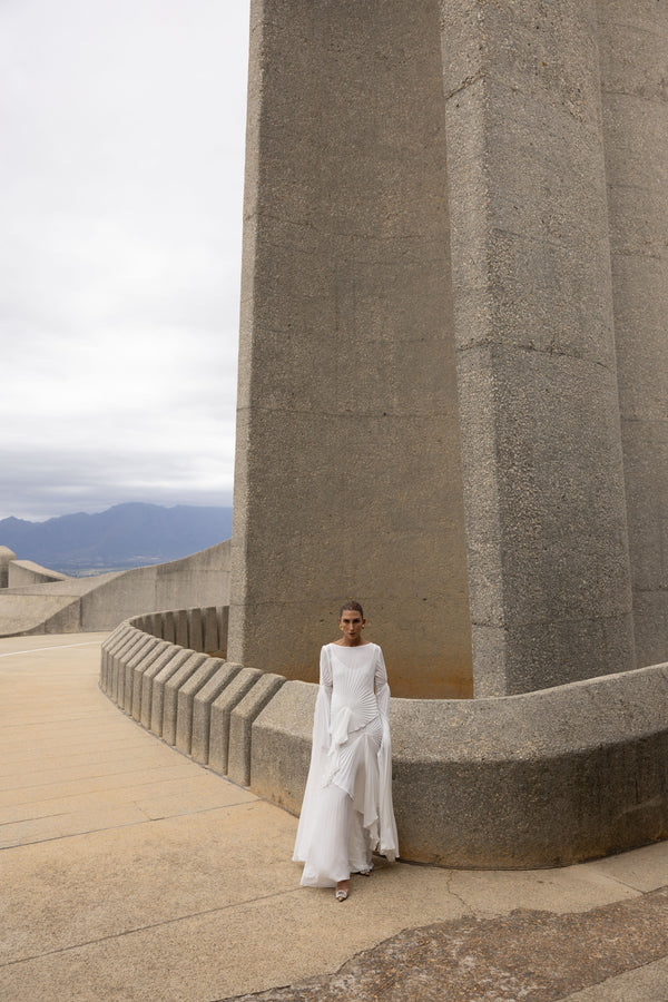 Waterfall Dress Floor Length