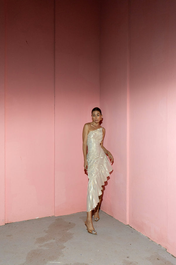 Impression Dress Metallic