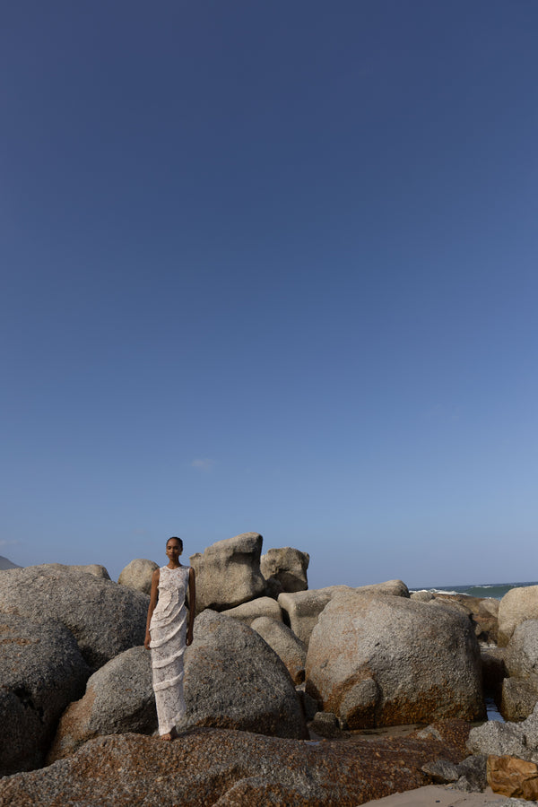 Spiral Dress Floor Length