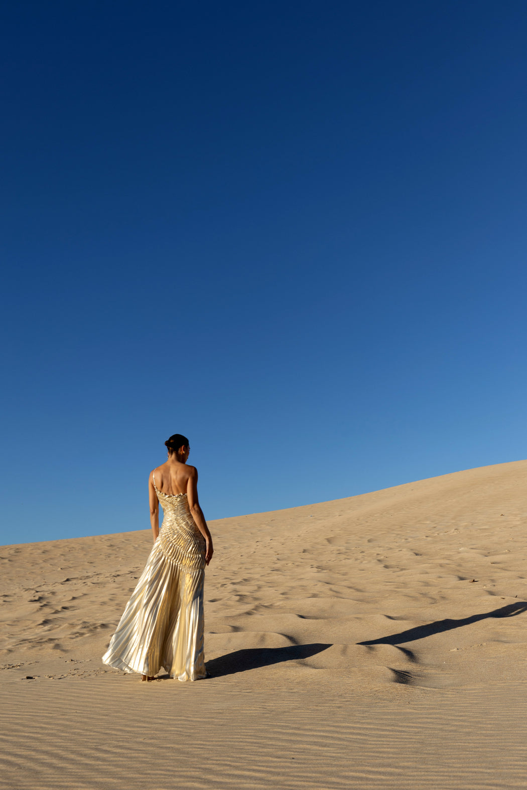 Impression Dress Floor Length Metallic