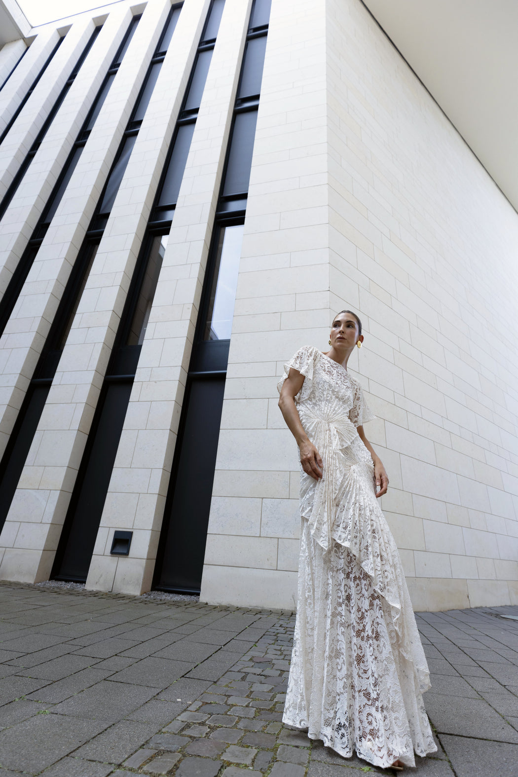 Cascade Dress Floor Length