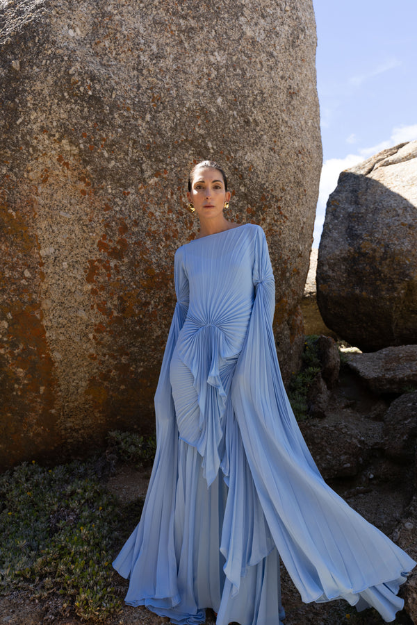 Waterfall Dress Floor Length