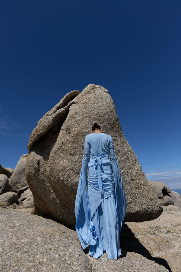 Waterfall Dress Floor Length