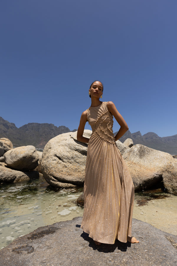 Solar Dress Floor Length