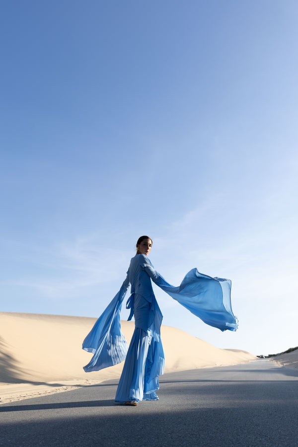 Waterfall Dress Floor Length