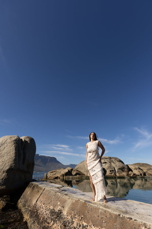 Spiral Dress Floor Length