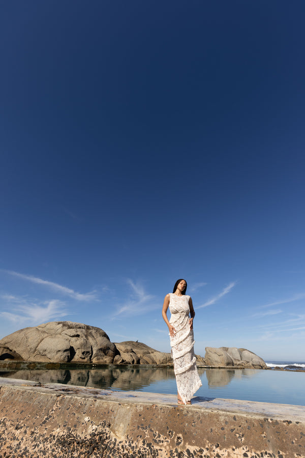 Spiral Dress Floor Length