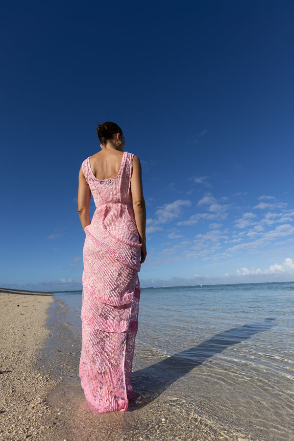 Spiral Dress Floor Length