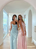 Starlight Dress Floor Length Metallic