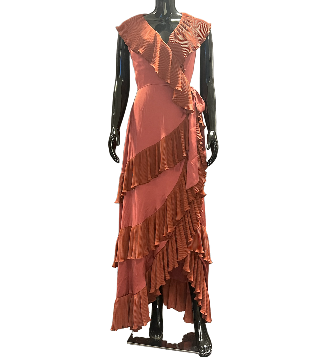 Ayla Wrap Maxi Dress - SAMPLE