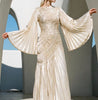 Fossilite Dress Floor Length Metallic