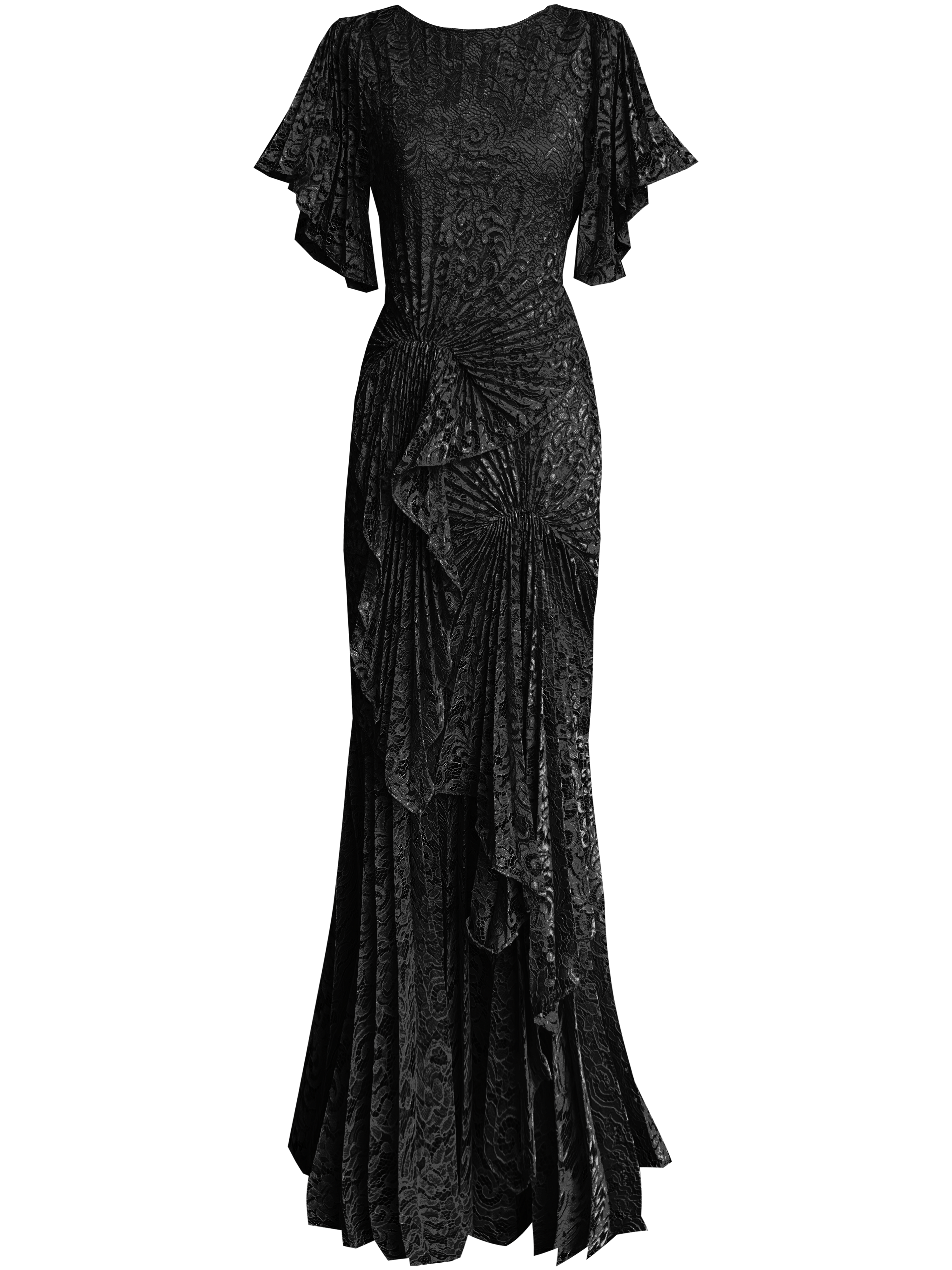 cute fall dresses Jessa Plunge Halter Neck Maxi Dress main image 1