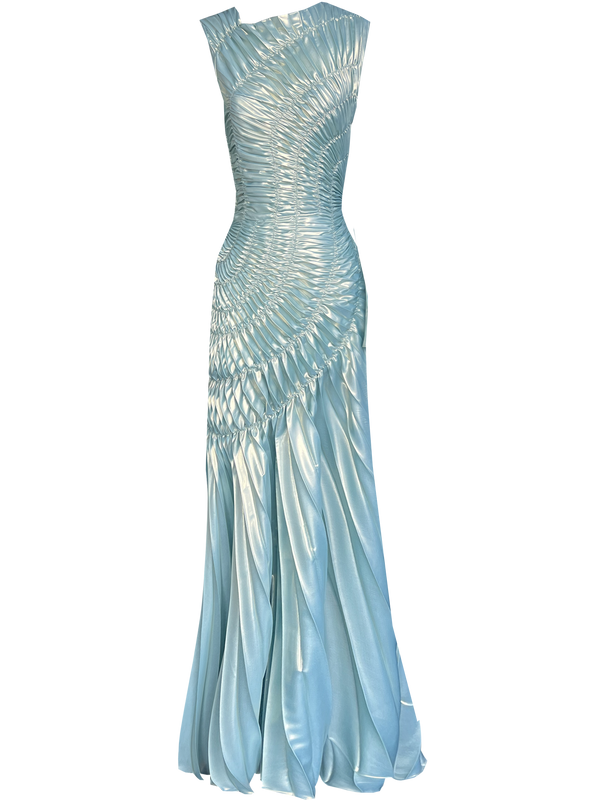 Fossil Dress Floor Length Metallic - SAMPLE