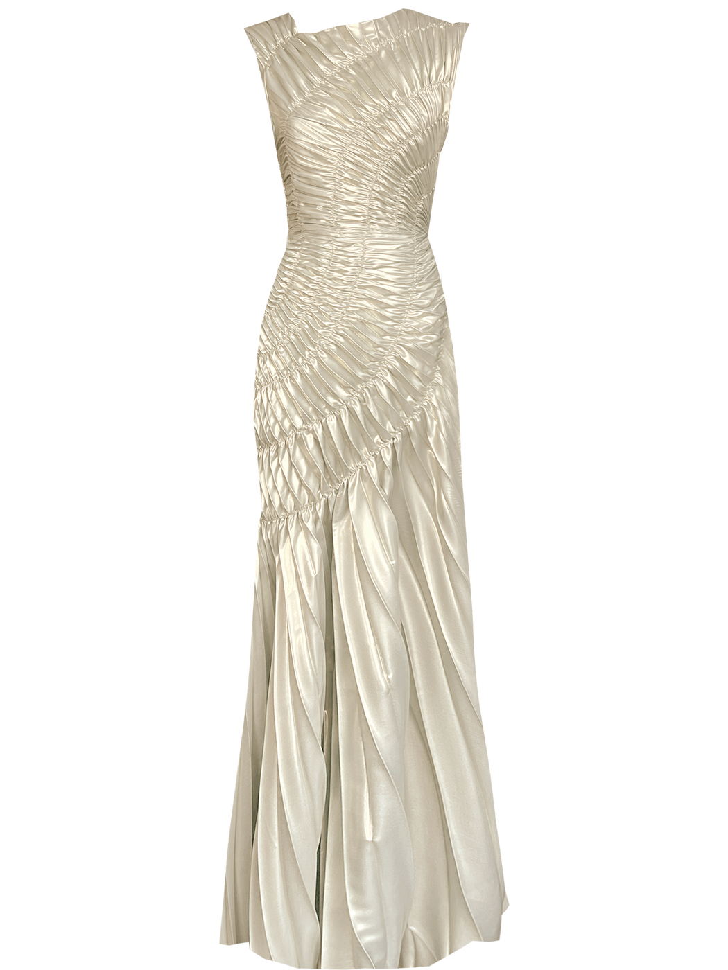 the gold fossil maxi dress Georgia Hardinge Fossil Dress by Georgia Hardinge