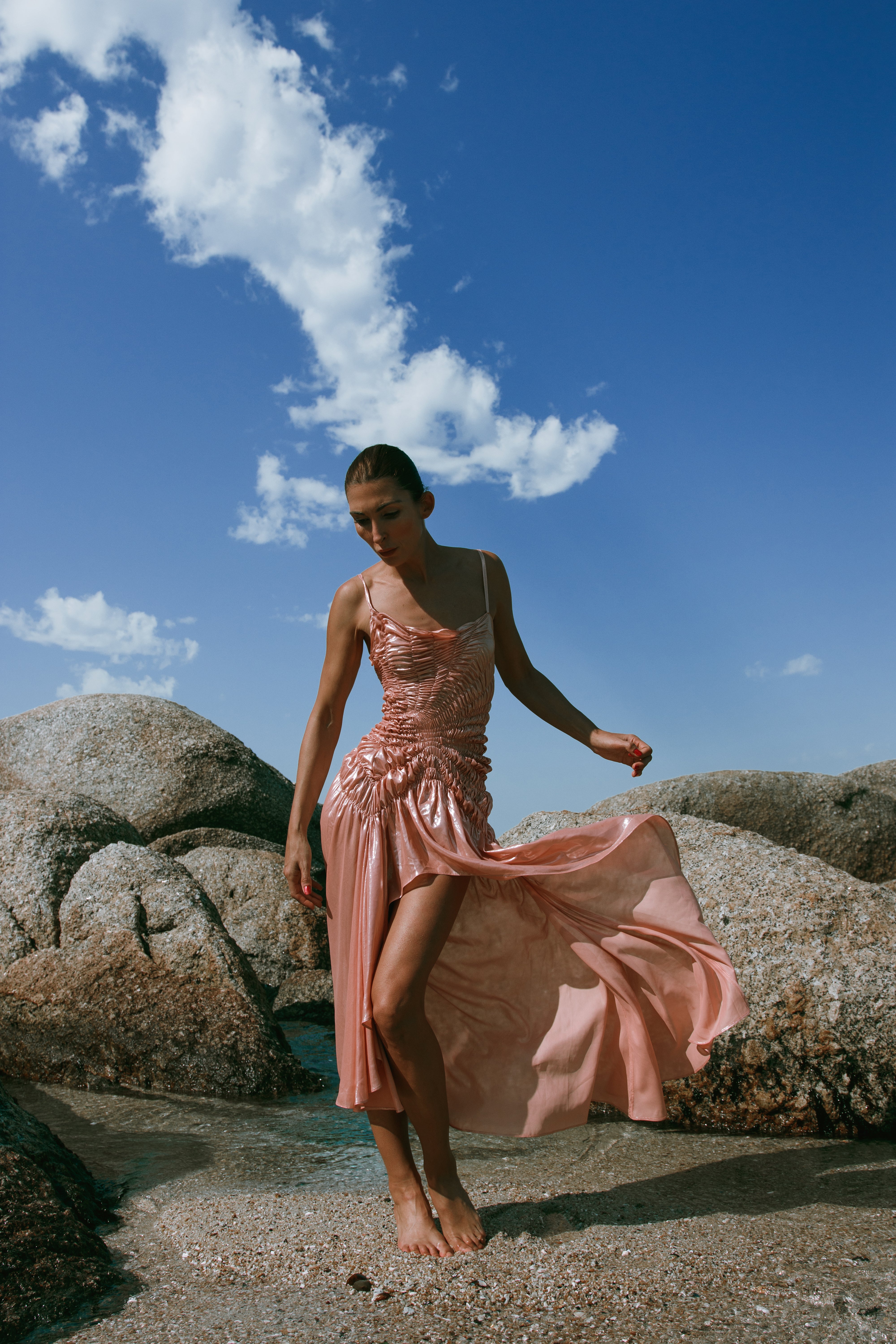 A'GEM/9 x.kom 　Frill Heart Dress Georgia Hardinge - Shop - Celestial