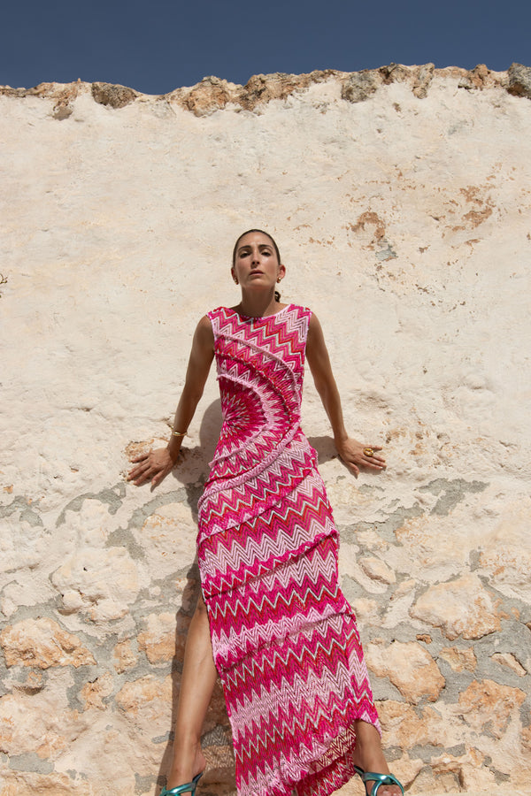 Labyrinth Dress Floor Length