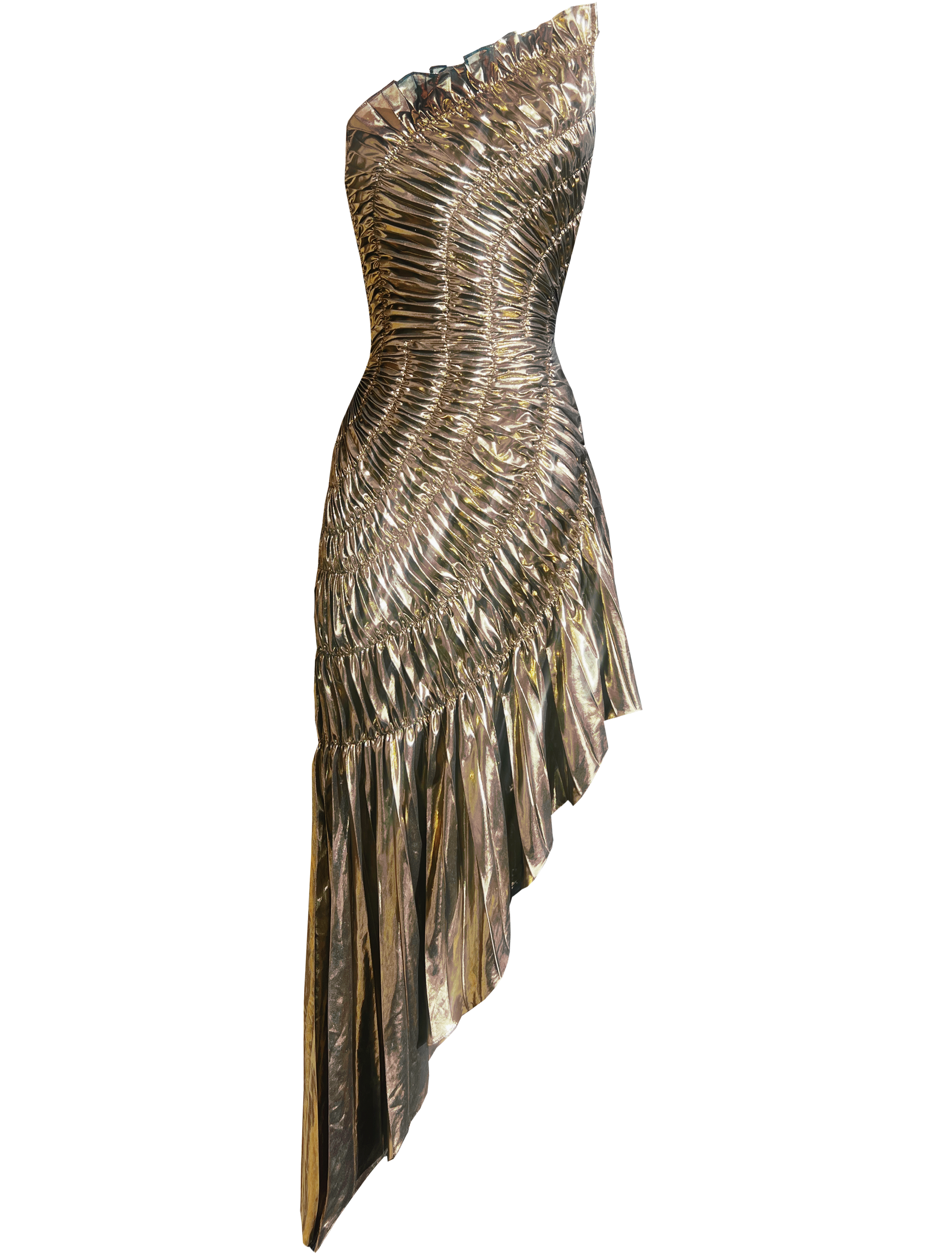 georgia hardinge impression dress metallic Georgia Hardinge The Impression Dress in Metallic Gold