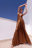 Linear Dress Floor Length