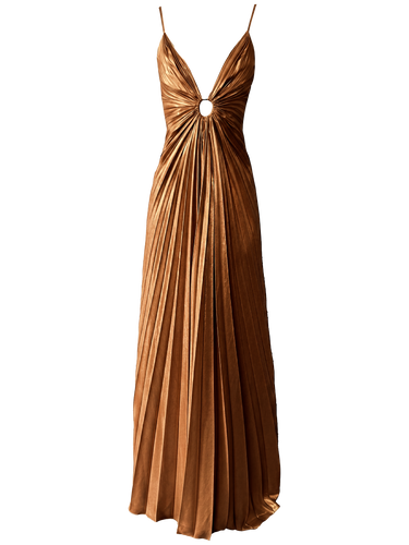 Linear Dress Floor Length