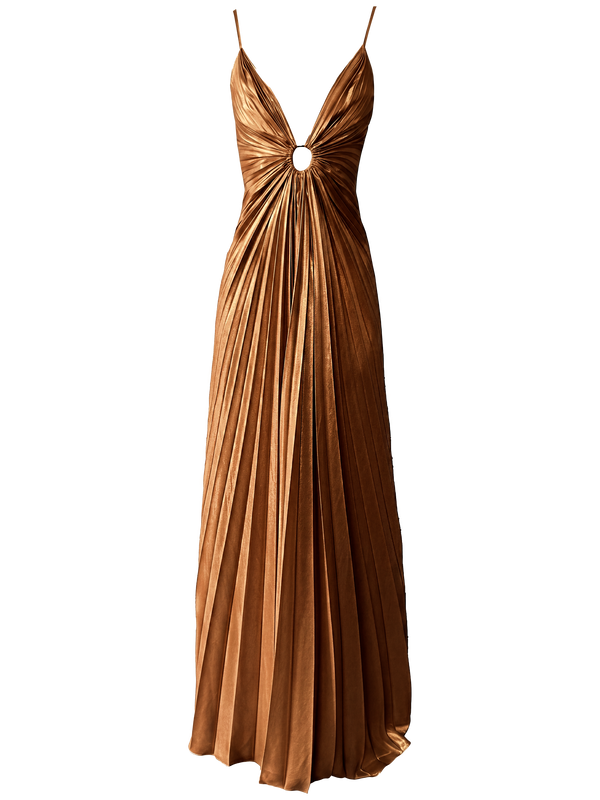 Linear Dress Floor Length