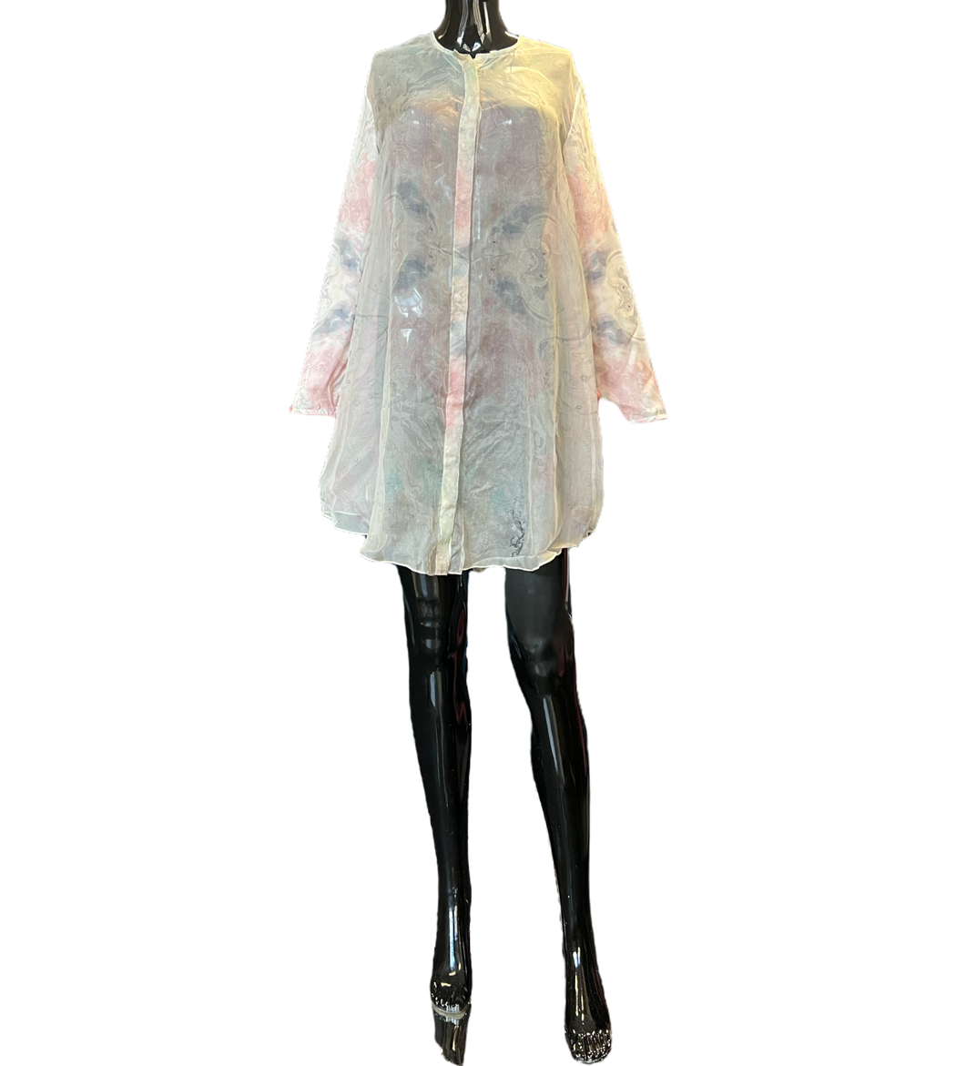 Marble Print Jacket - SAMPLE