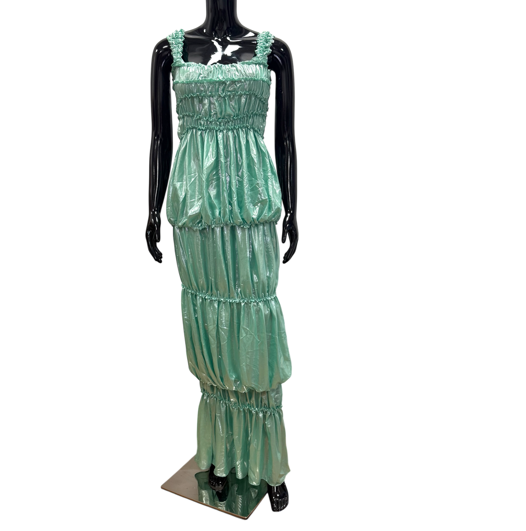 Mint Dress Floor Length - SAMPLE