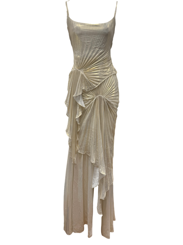 Torrent Dress Floor Length Metallic- SAMPLE