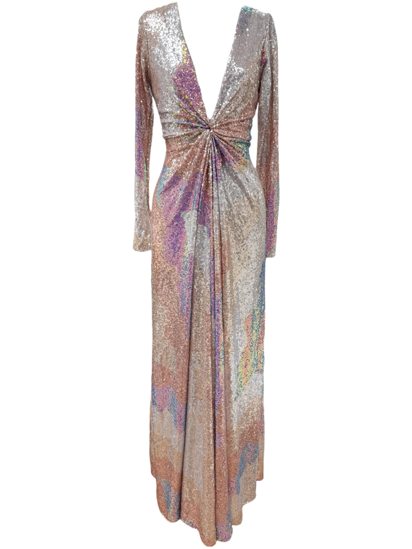 Orbit Dress Floor Length - SAMPLE