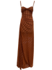 Clay Floor Length Dress - SAMPLE