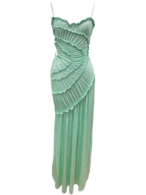 Starlight Dress Floor Length Metallic - SAMPLE