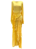 Wave Dress Floor Length - SAMPLE