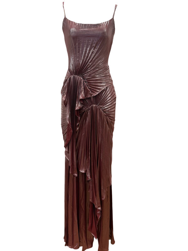 Torrent Dress Floor Length Metallic - SAMPLE