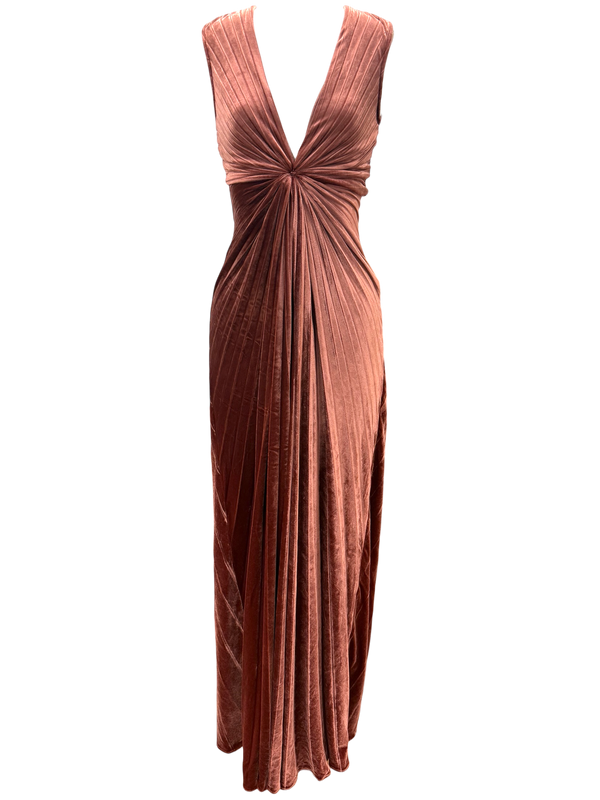 Mercury Dress Floor Length Velvet - SAMPLE