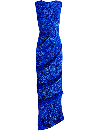 Spiral Dress Floor Length